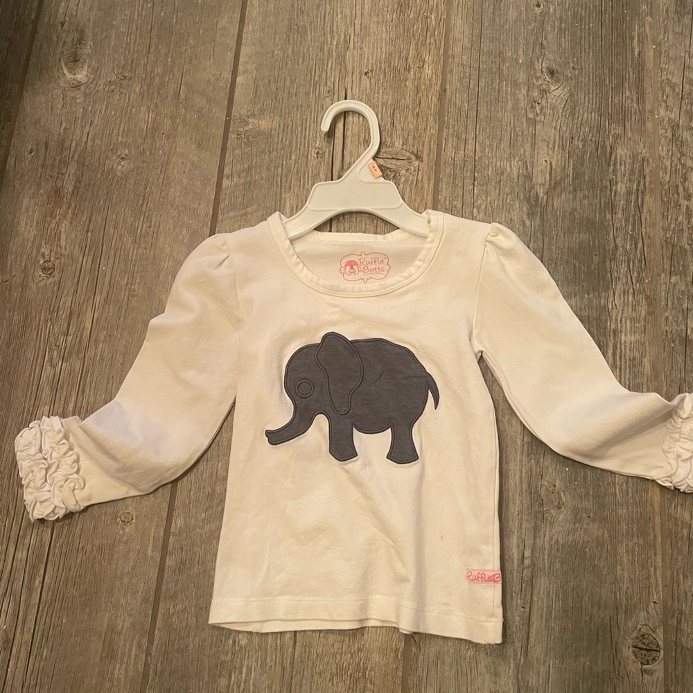 RuffleButts elephant shirt!! So cute